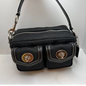 COACH vintage mini baguette bag